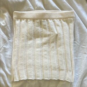 NWT Zara Cream Knit Skirt